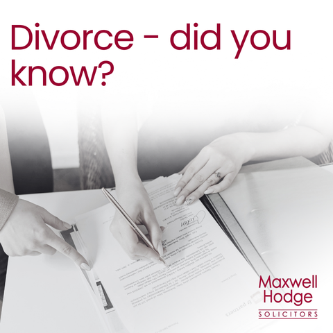 Divorce - Did you know?