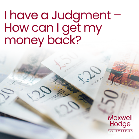 I have a Judgment – How can I get my money back?
