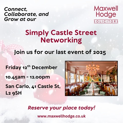 Simply Castle Street - 12th December 2025 - 10.45am-12.00pm