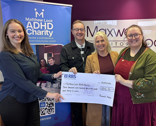 Maxwell Hodge Proudly Supports the ‘Matthew Lock ADHD Charity’: