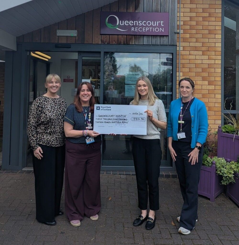 Donation to Queenscourt Hospice